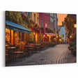 Cozy Evening Street Scene - Urban Street Photography Art Print