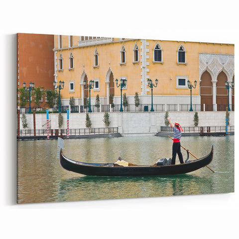 Italian Gondola Decor | Venice Canal Wall Art | Scenic Gondola Photography