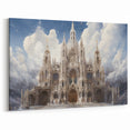 Dreamlike Gothic Cathedral Art – Majestic Fantasy Architecture Print