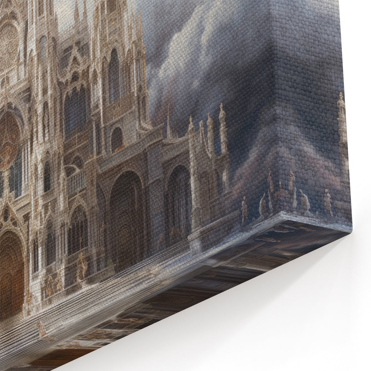 Dreamlike Gothic Cathedral Art – Majestic Fantasy Architecture Print