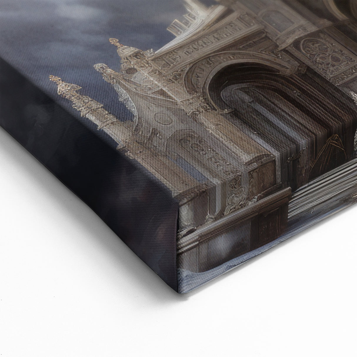 Dreamlike Gothic Cathedral Art – Majestic Fantasy Architecture Print