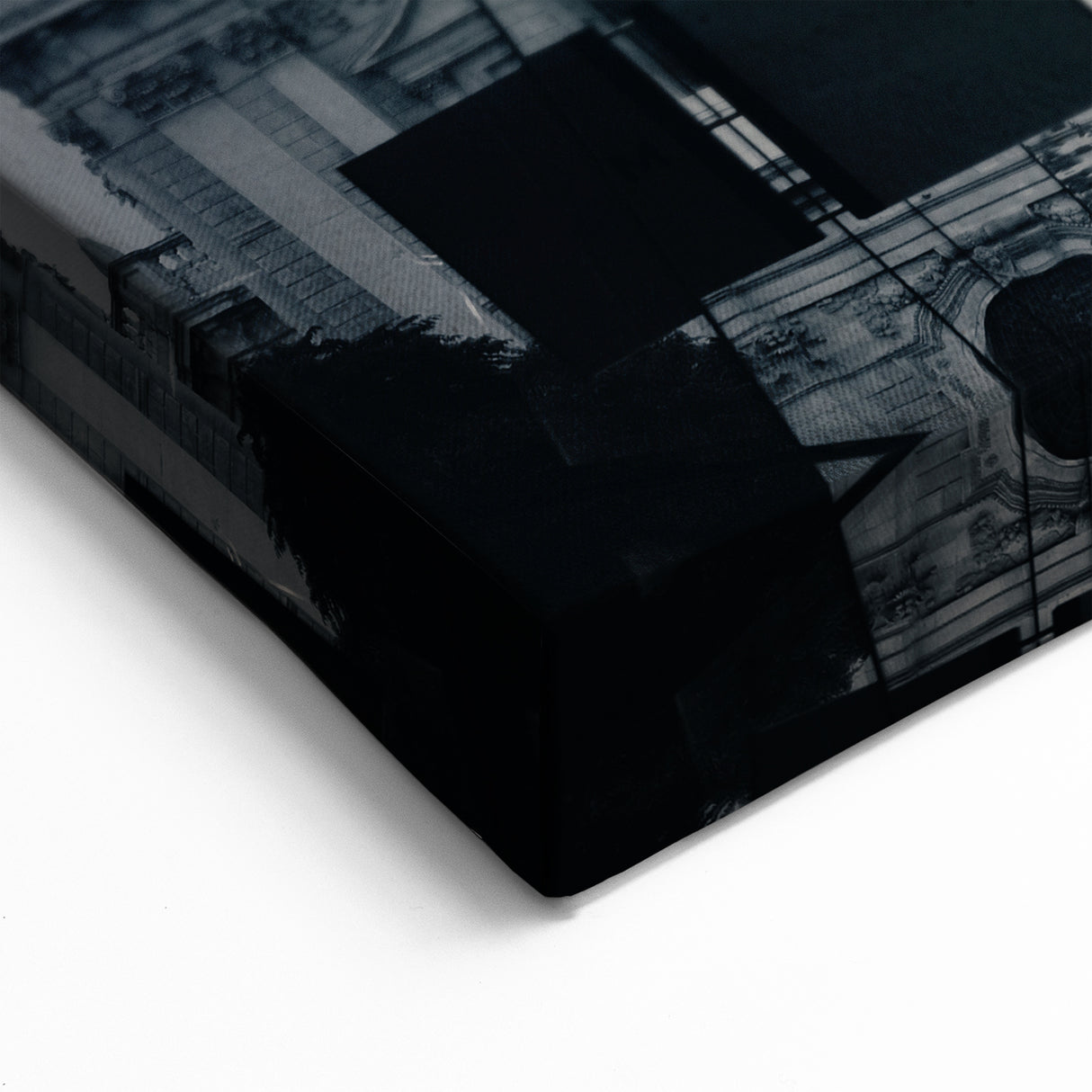 Modern Reflection Cathedral Art – Black & White Urban Architecture Print