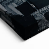 Modern Reflection Cathedral Art – Black & White Urban Architecture Print