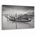 Venice Gondola Line Art | Black & White Gondola Print | Elegant Wall Decor