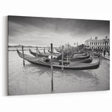 Venice Gondola Line Art | Black & White Gondola Print | Elegant Wall Decor