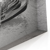 Venice Gondola Line Art | Black & White Gondola Print | Elegant Wall Decor