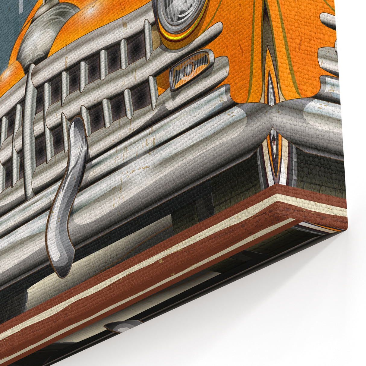 Vintage New York Taxi Poster - Iconic Taxi and Statue of Liberty Art