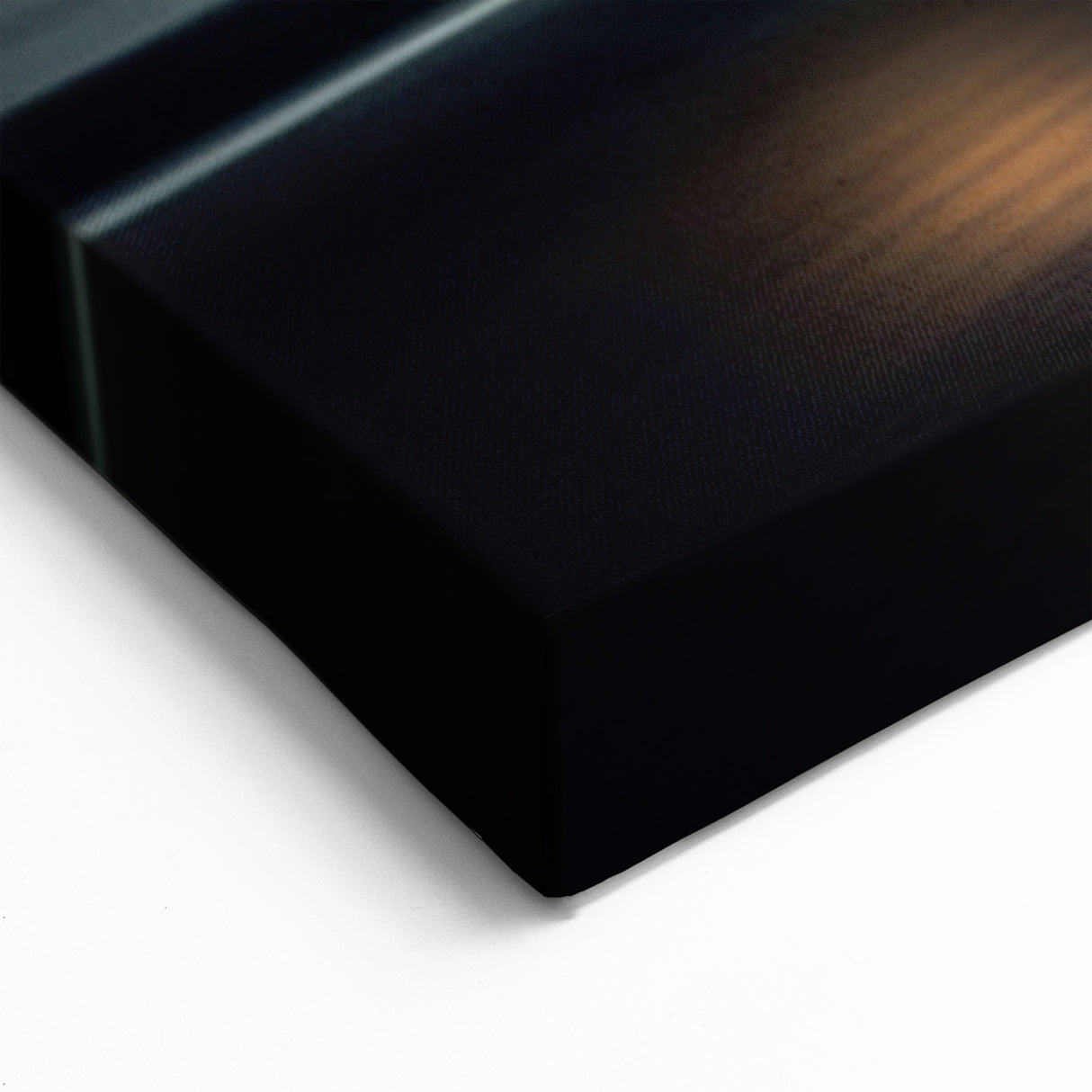 Classic Black London Taxi - Elegant Nighttime Taxi Wall Art Print