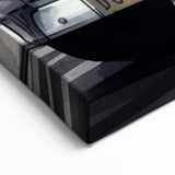 Retro Yellow Taxi Illustration - Vintage NYC Taxi Wall Art Print