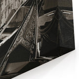 Venice Black & White Gondola Art | Italian Gondola Print | Elegant Decor