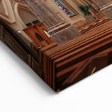 Church Wall Art | Majestic Gothic Church Interior Canvas Print