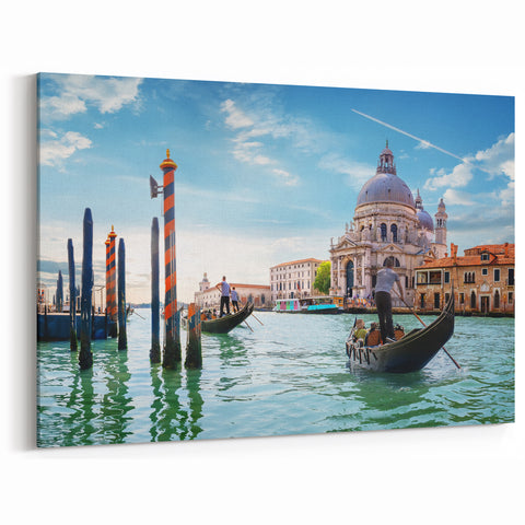 Venice Gondola Daylight Art | Italian Gondola Print | Scenic Wall Decor