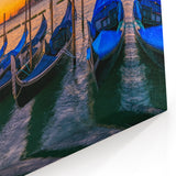 Venice Sunset Gondola Art | Italian Gondola Print | Serene Wall Decor