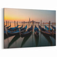 Venice Sunrise Gondola Art | Italian Gondola Print | Tranquil Wall Decor