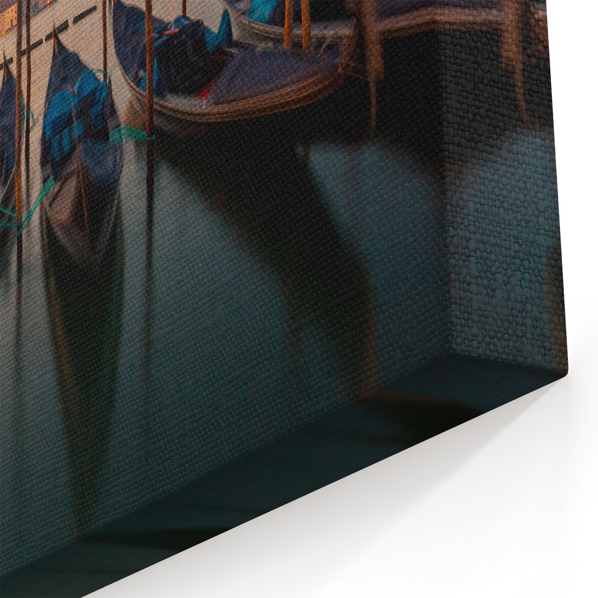 Venice Sunrise Gondola Art | Italian Gondola Print | Tranquil Wall Decor