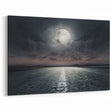 Scenic Road Trip Photography - Moonlit Highway Wall Art - Pathway Decor