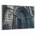 Gothic Church Doorway - Dramatic Spiritual Wall Art for Home Decor