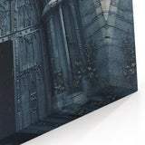 Gothic Church Doorway - Dramatic Spiritual Wall Art for Home Decor