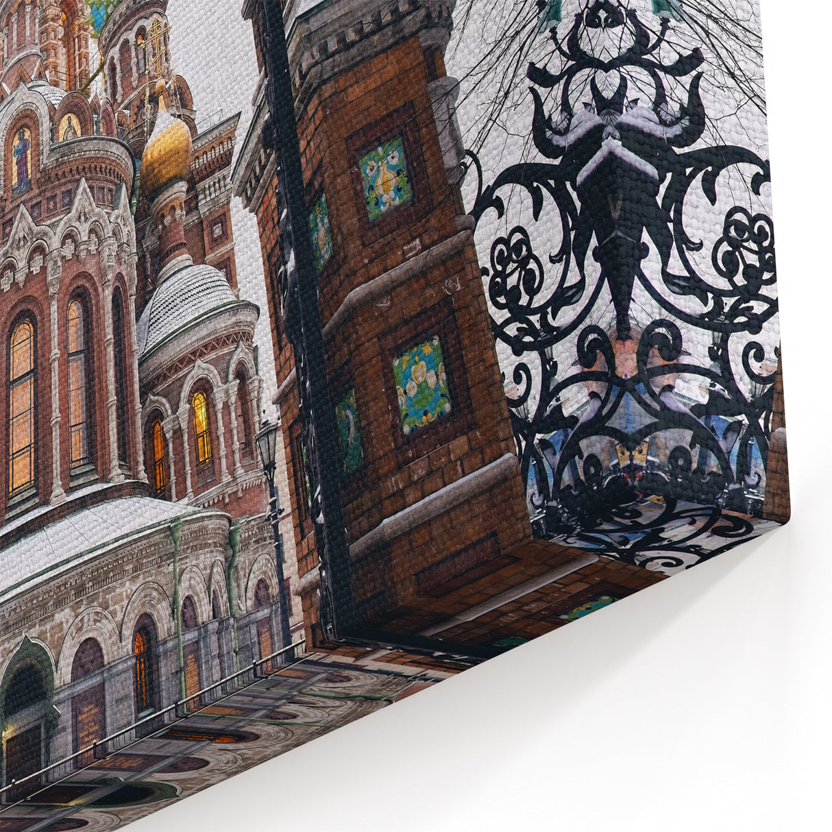 Russian Orthodox Cathedral - Vibrant Spiritual Wall Art for Home Decor