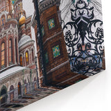 Russian Orthodox Cathedral - Vibrant Spiritual Wall Art for Home Decor
