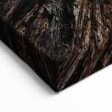 Towering Redwood Trees in Mist Art - Majestic Forest Landscape Decor