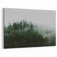 Misty Pine Forest - Serene Mist and Fog Canvas Print