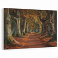 Majestic Forest Path - Serene Nature Wall Art in Autumn Tree Prints