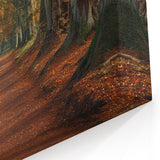 Majestic Forest Path - Serene Nature Wall Art in Autumn Tree Prints