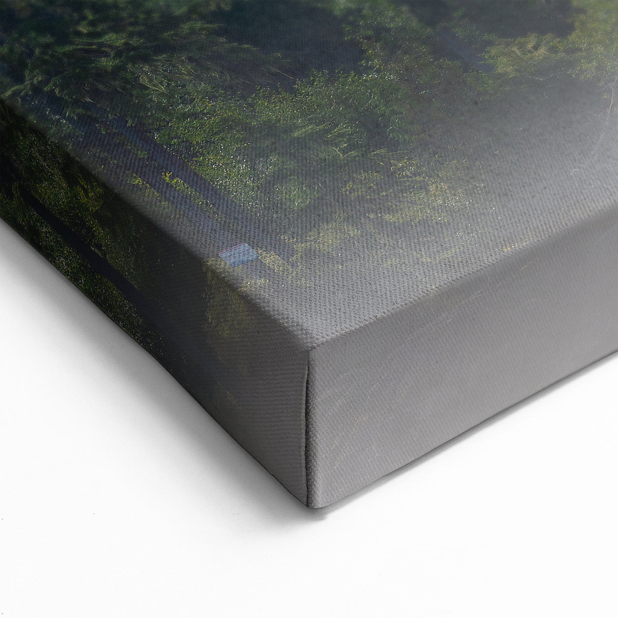 Serene Misty Landscape Art - Foggy Morning Canvas Print for Tranquil Decor