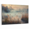 Foggy Morning Wall Art - Serene Misty Landscape Canvas for Tranquil Decor