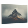 Misty Mountain Peak Art - Ethereal Fog Canvas Print for Bold Decor