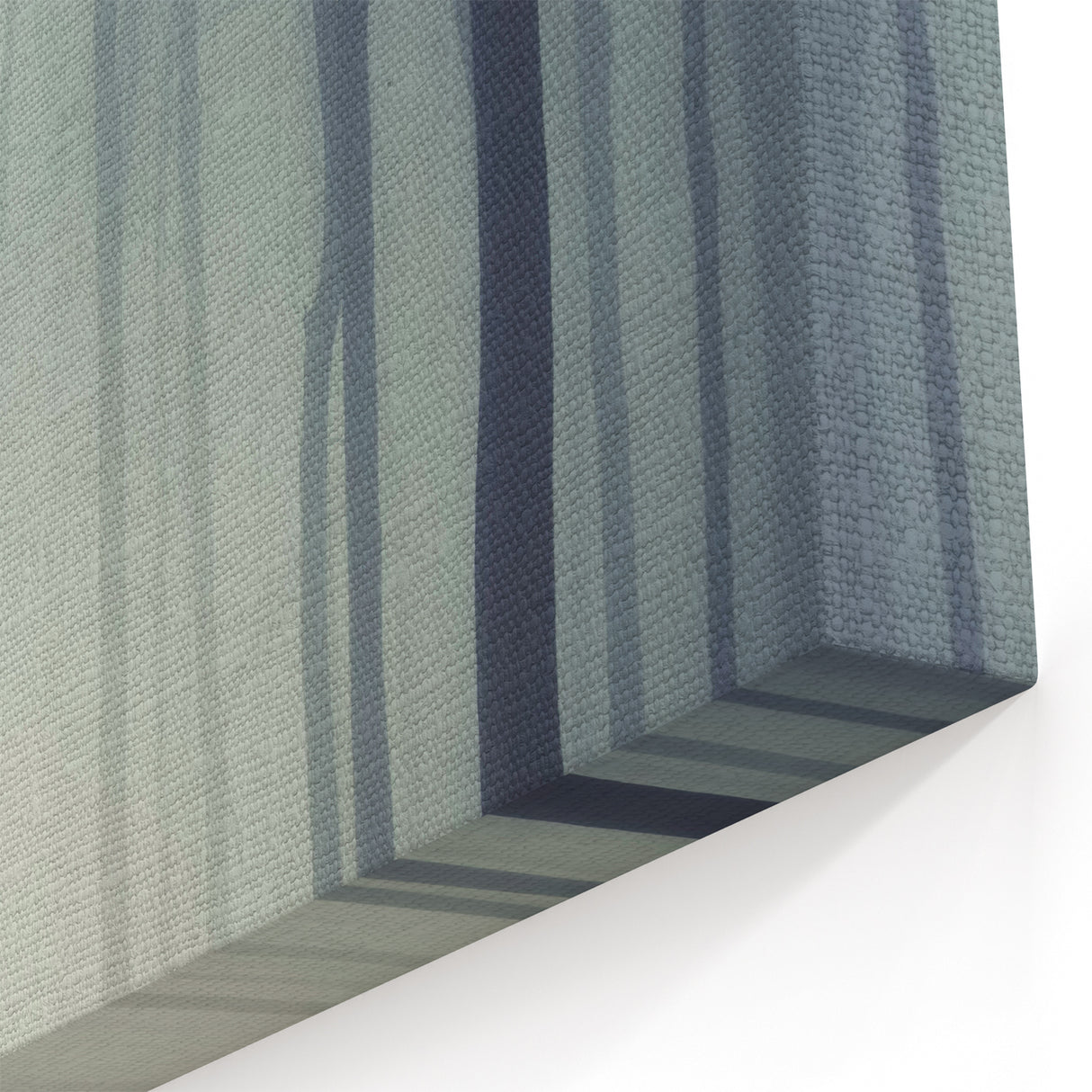 Ethereal Foggy Forest Art - Mysterious Misty Landscape Canvas Decor