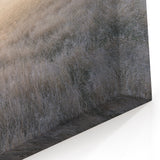 Serene Misty Field Art - Soft Morning Light Canvas for Tranquil Decor