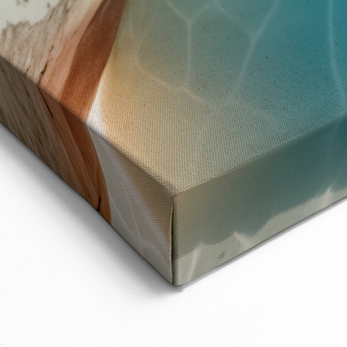 Serene Beach Scene with Boat - Coastal Wall Art for Seaside Decor