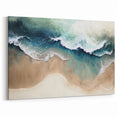 Tranquil Ocean Wave Canvas Art - Serene Coastal Beach Wall Decor