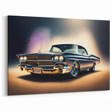 Elegant Classic Car Art: Shimmering Retro Automobile Prints for Decor