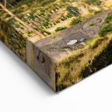 Snow-Capped Volcano Landscape Art - Majestic Mountain Canvas Decor