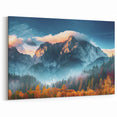 Majestic Autumn Mountains Canvas Art - Vibrant Nature Landscape Decor
