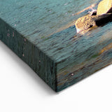 Mountain Lake Dock View Canvas Art - Peaceful Nature Landscape Decor