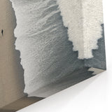 Minimalist Coastal Canvas Art - Dramatic Beach Walk Wall Decor