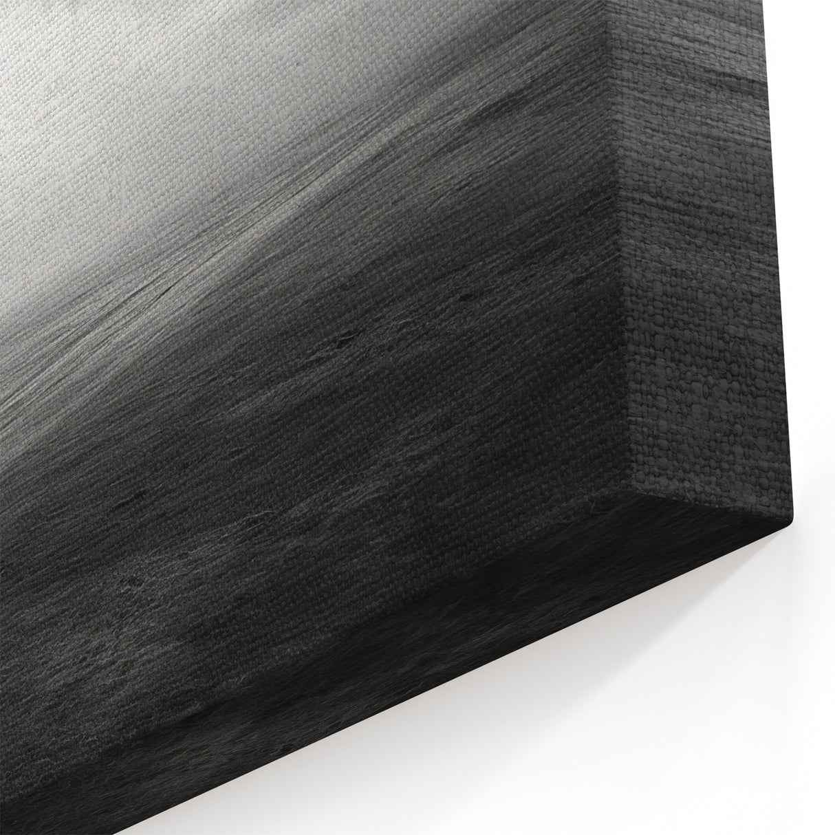 Minimalist Beach Landscape - Black and White Oceanfront Art Print