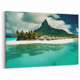 Secluded Island Paradise - Tropical Canvas Art for Serene Decor