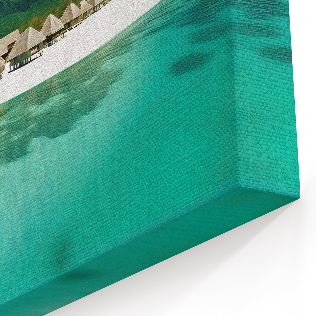 Secluded Island Paradise - Tropical Canvas Art for Serene Decor