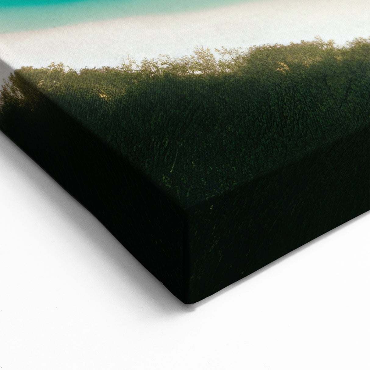 Sweeping Coastal View - Aerial Beach Canvas Art for Serene Spaces