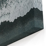 Serene Beach Landscape Wall Art - Ocean Waves Coastal Beach Canvas Print