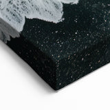 Serene Beach Landscape Wall Art - Ocean Waves Coastal Beach Canvas Print