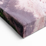 Tropical Beach Landscape Wall Art - Pink Sand and Turquoise Ocean Canvas