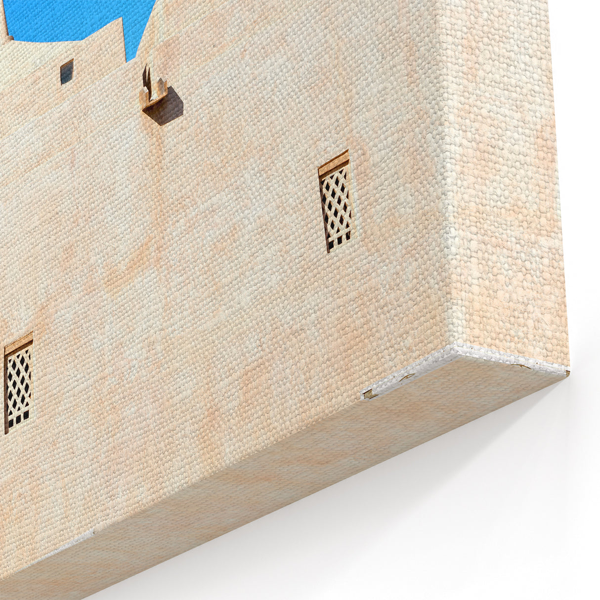 Minimalist Mosque Wall Art - Elegant Islamic Architecture Canvas Print