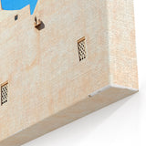 Minimalist Mosque Wall Art - Elegant Islamic Architecture Canvas Print