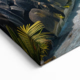 Tropical Beach Landscape Wall Art - Palm Trees and Turquoise Waters Canvas